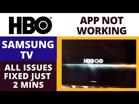 How To Fix HBO App Not Working on Samsung TV || HBO App Stuck on Loading Screen- Samsung Smart TV