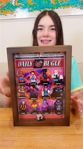 Displaying our LEGO Spider-Man Minfigure collection