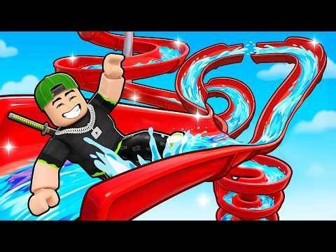 I Spent €8,582,495 to Build the Tallest Water Slide in Roblox…