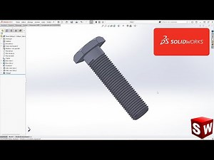 HOW TO MAKE A SCREW WITH SOLIDWORKS [EASY TUTORIAL]