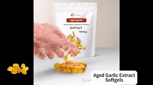 Aged Garlic Extract - 7500mg Odorless - 180 Softgels | Non-GMO, Gluten-Free | Supports Immune Health (1)