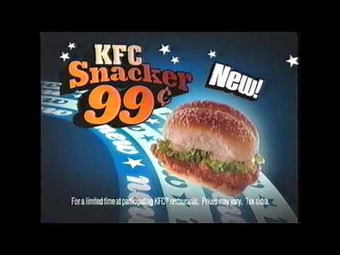 Kentucky Fried Chicken / KFC - 2005 - $0.99 Chicken Snacker Commercial