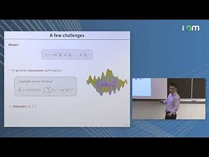 Yue Lu: "Spectral Methods for High Dimensional Inference"