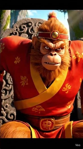 Angry Monkey King Attitude 😡 | Powerful Monkey King Transformation | Epic Short Video #brosquad