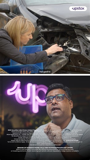 Car damaged while parked — and no one to blame. Most people think insurance won’t help in parking damages, but that’s a costly myth. With the right Own Damage cover, your car is protected even when it’s standing still. Add Zero Depreciation, and you won’t lose money on parts replaced. One careless moment shouldn’t become your permanent expense. For smart insurance insights, follow @upstox.insurance 🚗 | Upstox.Insurance