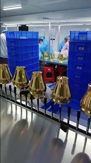 Automatic UV Golden Color Coating Line with Vacuum Metallization