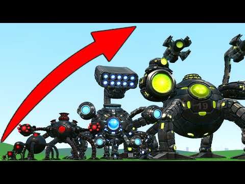 Evolution Of Omnidroid Robot Army In Garry's Mod