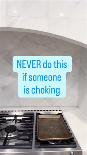 ER Doc+Mom | Baby-Proofing + CPR Training on Instagram: "Your child’s airway is shaped like a funnel — which means gentle pats (I also call them “back fluffs”- where someone is just sort of lightly slapping you on the back) can actually settle the object deeper, turning a partial blockage into a full one. 😬 That’s why proper first aid for choking matters. Quick tips: How to save someone who is choking (1) 5 back blows - (Put the choking person over your arm (or leg or thighs depending on