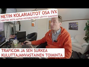 Netin kolariautot #7 - Miten näet ajoneuvon historiatietoja itse, paitsi että Traficom tunaroi.