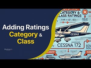How to Train and Endorse Pilots | What are the Procedures for Additional Category and Class Ratings?
