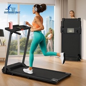 Treadmill Electric Running Foldable Walking Pad Home GYM Panel Bottle Machine  | eBay UK
