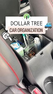 Emma Villaneda | Dollar Tree organization ideas for your ✨CAR!✨ Which products would you use in your car 🚙 ?! 💚📸Dollar Tree SHOPPING list: 🛒 Clear... | Instagram