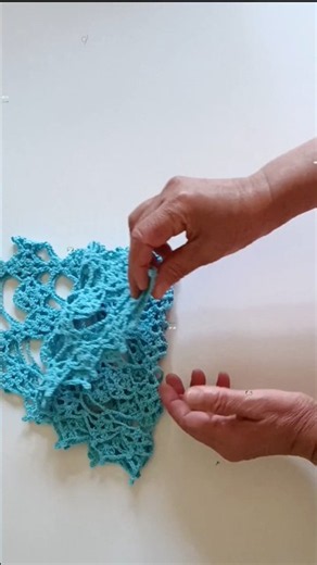 Beautiful, Easy, Quick, and Affordable Round Crochet Doily #crochet #crochedalala #knitting #diy