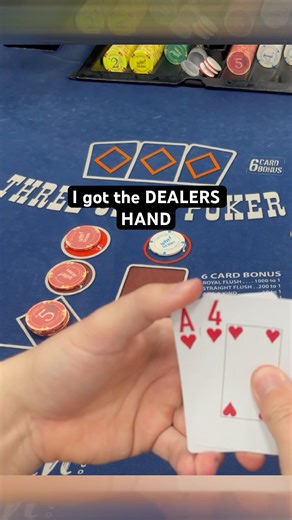 Player joins me which gave me the dealers next hand! #poker #casino #gambling #profit