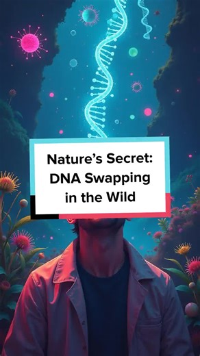 Did you know bacteria can swap DNA like trading cards? Discover how life shares its best tricks! #sciencefacts #biology #microbiology #nature #innovation #mindblowing #fyp