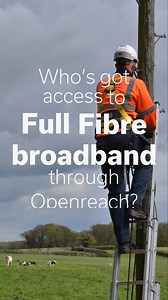 7.3K views · 29 reactions | Have you upgraded to #FullFibre? ⚡ Our gigabit-capable network is reaching more and more homes and businesses across the UK - including these four areas. See if you're eligible: https://direc.to/jnSQ | Openreach | Facebook