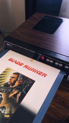 bb on Instagram: "found this really cool RCA CED player from the early 80's • thankfully i had this blade runner CED in my collection to test it! what an interesting format, especially since the much higher quality laserdisc format was already a thing when this was released —— #retrotech #retro #vintage #videodisc"