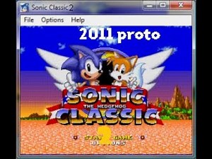 Sonic Classic 2 2011 Prototype!