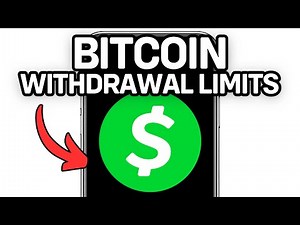 Full Cash App Bitcoin Withdrawal Limits (Full Guide) 2025!