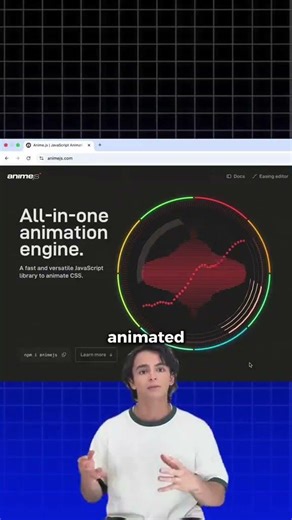 This website contains cool animations for JavaScript #powerfulwebsites