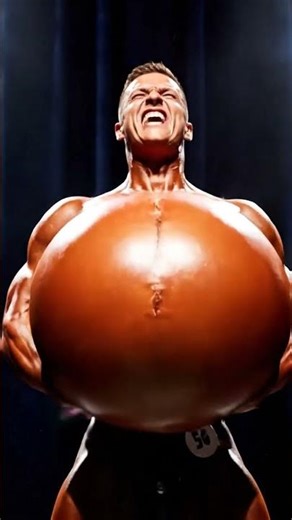 ASMR Bodybuilder flexes so hard he pops like a balloon! 💥💪