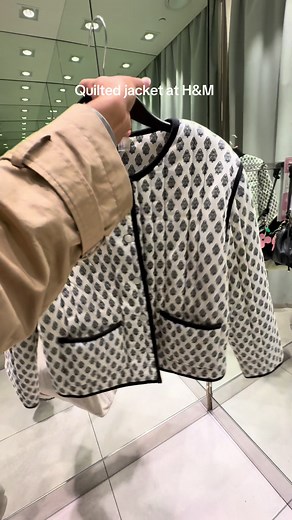 Stylish Quilted Jacket Revealed at H&M