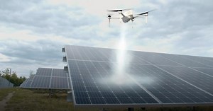 New system will use drones to clean hard-to-reach solar panels