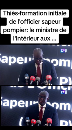 Formation initiale officier sapeur-pompier Thiès 2026