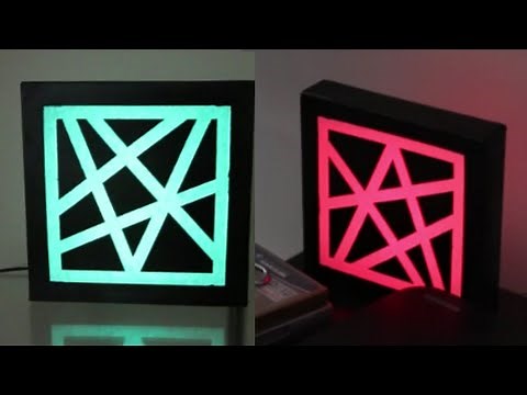 Make A L.E.D Sticky Tape Stencil Light Box!