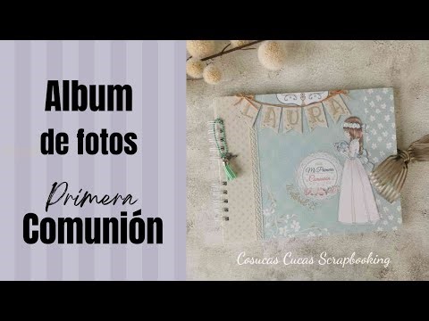 Handmade Communion Album with Scrapbooking🎁 an unforgettable gift
