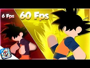 Animating Goku At 6 VS 60 Fps!
