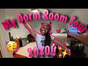 COLLEGE DORM ROOM TOUR 2020!! | Hofstra University