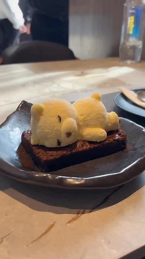 492K views · 1.9K reactions | Cutest nap ever  This teddy found the sweetest way to sleep — under a chocolate blanket! #bearicecream #germany #travelwithkunal Do you also find such desserts too cute to eat? | Kunal Kapur | Facebook