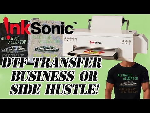 InkSonic C13A DTF Printer Tutorial Design, Print & Press for Profit with RIP Software!