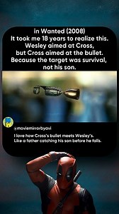 This Hidden Detail in Wanted Changes the Train Scene Completely In Wanted (2008), the iconic train shootout between Wesley Gibson and Cross has always looked like a stylish action moment. But on rewatch, the bullet collision hits very differently. It took me 18 years to notice this perspective: Wesley aims at Cross, but Cross does not aim at Wesley. Instead, Cross appears to fire at the incoming bullet itself. When you look at it this way, the moment stops being about combat and starts feeling l