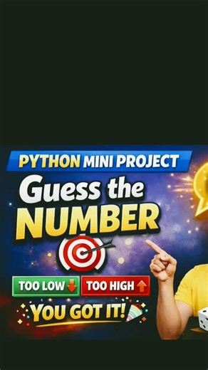 guessing number #python #pythoncoding #subscribemychannel #coding #likeandsubscribe