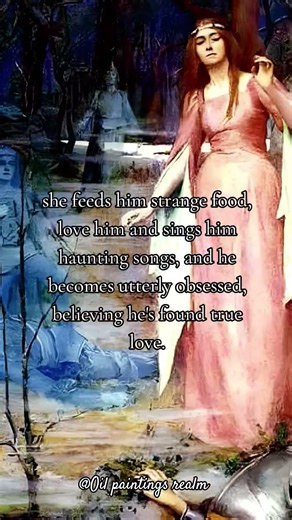 La Belle Dame sans Merci from John Keats's 1819 ballad, #painting #art #history #oilpainting