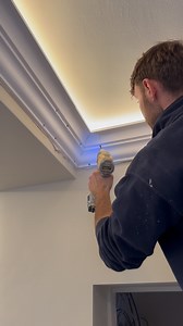 38K views · 2.1K reactions | LED Cornice installation 朗 #led #coving #lightitup #asmrsounds #plastermoulds #interiordesign | Classic Plaster Moulds | Facebook