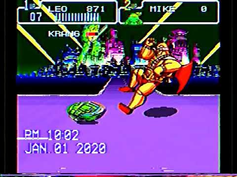 TMNT IV: Turtles In Time [SNES/Arcade] Neon Night Riders - A.D. 2020