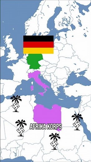 How did ITALY'S action support GERMANY'S strategy in WW2?