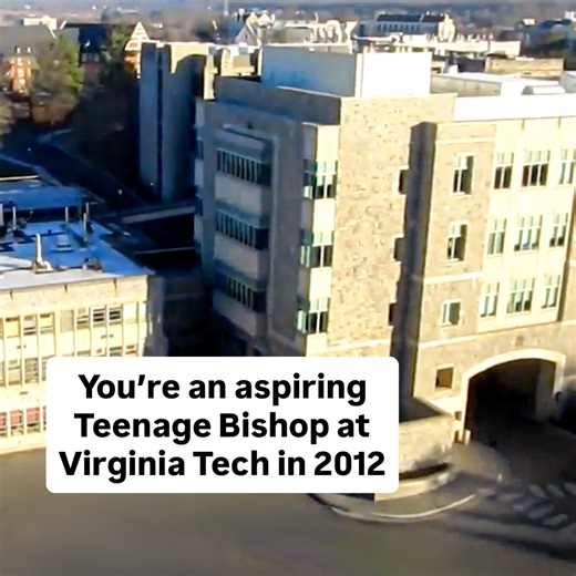 Postmodern Palace | It’s your first day at Virginia Tech. A 19-year-old bishop-in-waiting. You also plan to pursue computer science. You can potentially do... | Instagram