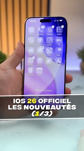 2.5K views · 1.1K reactions | TOP 10 des Nouveautés / Astuces d’iOS 26 à absolument connaître avant de l’installer : Nouveau Design Liquid Glass, nouvelle interface de l’Appareil Photo, Apple Intelligence encore plus présent, etc… #iphone #astuce #ios26 #apple #iphonetricks #iphonetips #liquidglass #iphonehack #appleintelligence | Nowistech | Facebook