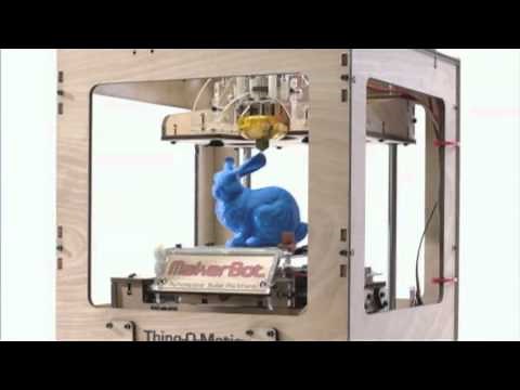 Print Real Objects With The MakerBot Thing-O-Matic 3D Printer