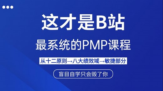 【整整122集】200小时讲完的PMP课程，2026年新考季备考，零基础入门到上岸全套课程，全程干货无废话！这还学不会，我退出pmp圈