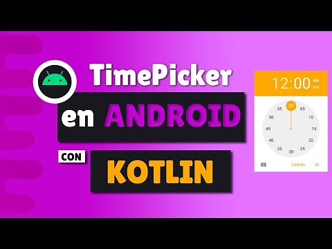 ⏱️ TimePicker in Kotlin (Time Picker) - Android Studio Tutorial