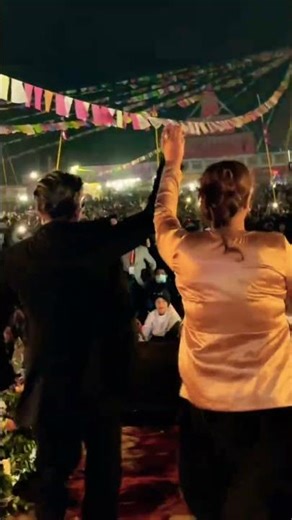 Durgesh thapa's Grand concert 🔥 huge crowd 😱 stage King 👑#viralclips #fun #dance #music #goviral