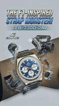 Casio Edifice EFB-730D-2AV Unboxing: The 20mm Strap Monster!(Sapphire Crystal)#edifice#casio#saphire