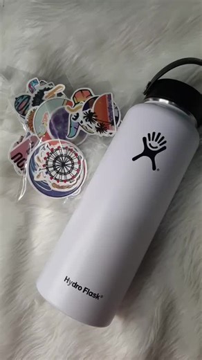 Hydro Flask with free stickers! check out @stickerpal on instagram! #stickers #hydroflask #vsco #waterproof