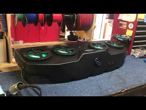 Club Car Onward Golf Cart Sound System with our new Froghead speakers!