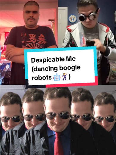 #duet with @BryancarrilloKnucklesechidna dancing boogie robots. #despicableme #drnefario #gru #illumination